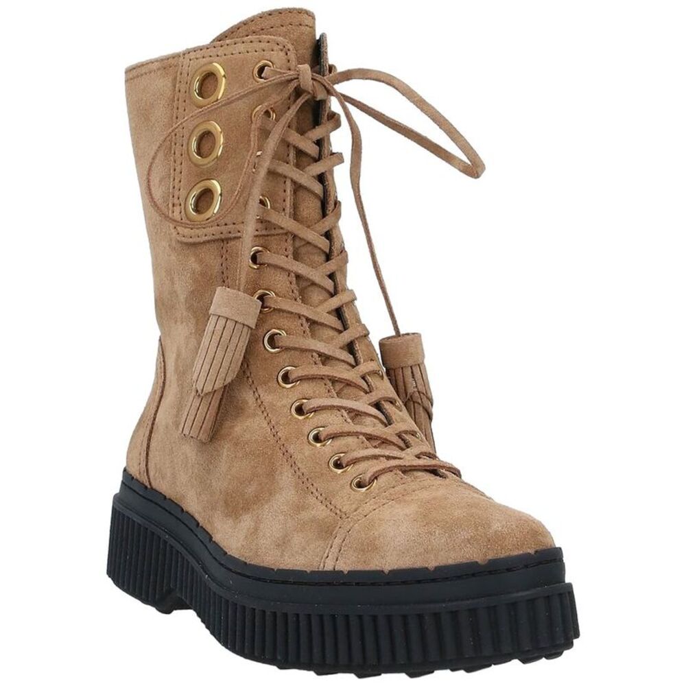 Tod's Leather Ankle Boot, Brown